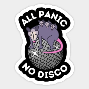 No Panic All Disco Opossum Lover Sticker